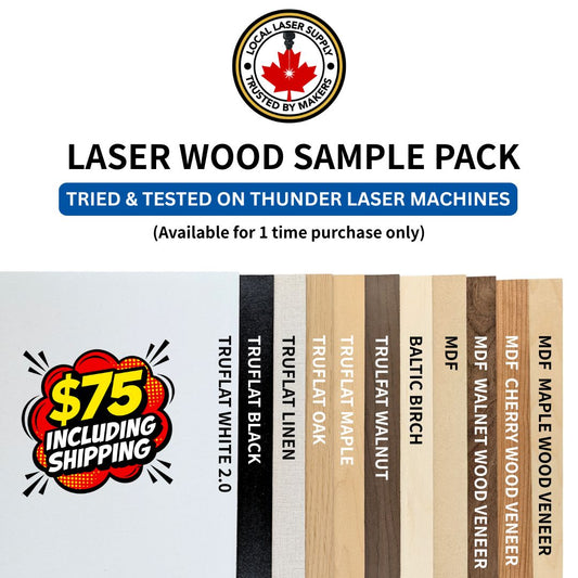 Laser Wood Sample Pack – Get Making Today!
