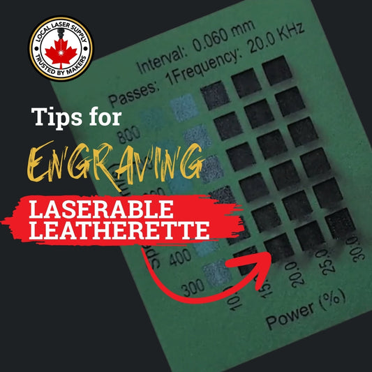 Tips for Engraving Leatherette