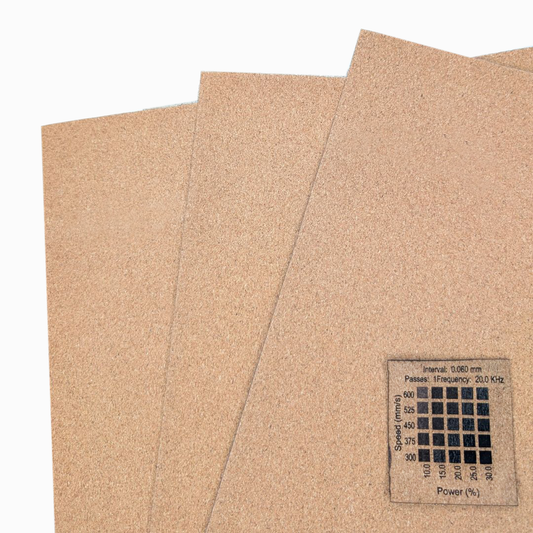 Cork faux leatherette Local Laser Supply Canada