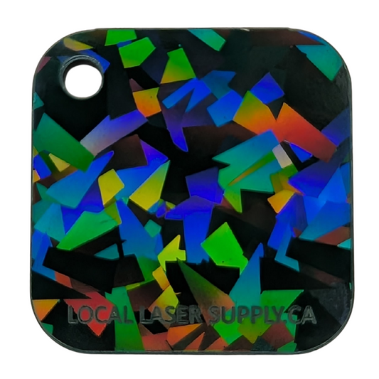 Emerald green prism acrylic 
