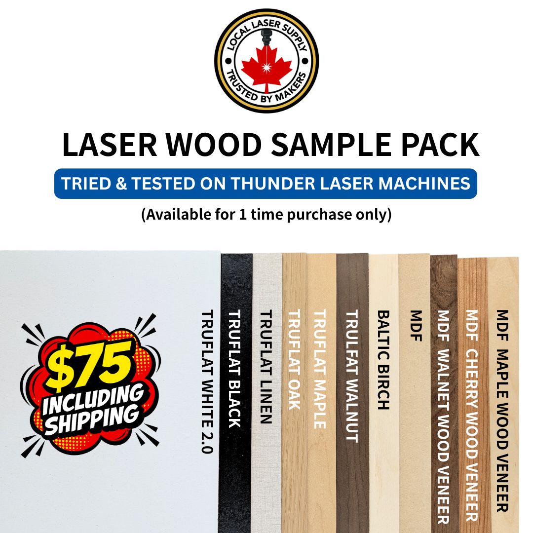 Laser Wood Sample Pack – Get Making Today!