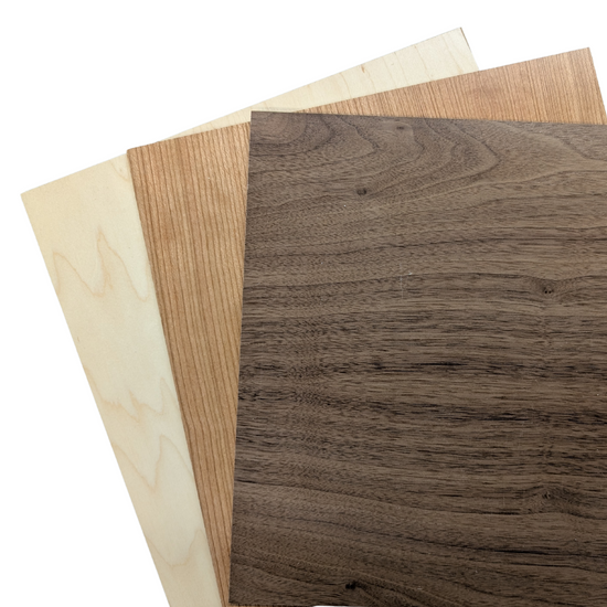 pre-finished veneer cut settings on  mdf 30w thunder bolt rf laser 