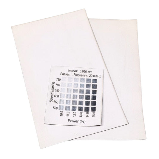 white faux leatherette sold by Local Laser Supply Canada