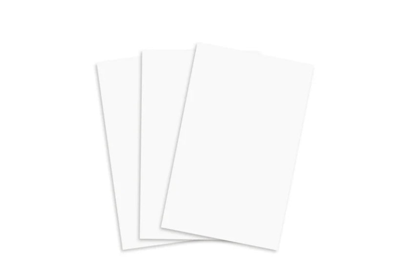TruFlat White 2.0 Gloss 5 Pack | Laser Safe White Board 10 pack