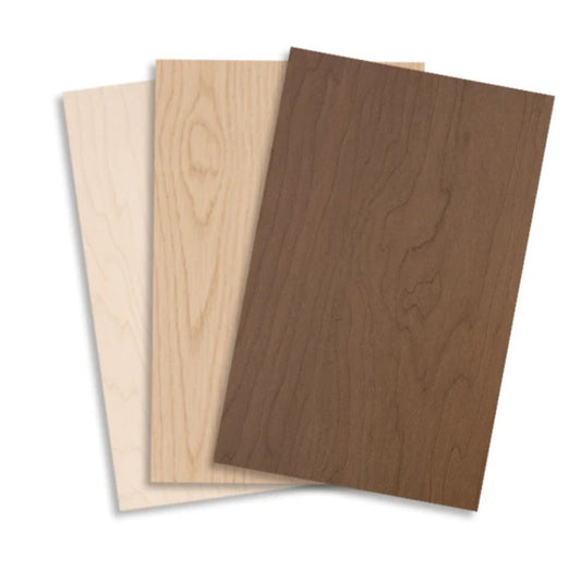 TruFlat® Wood 3 Pack | Engineered Wood for Laser Cutting | Local Laser Supply Canada