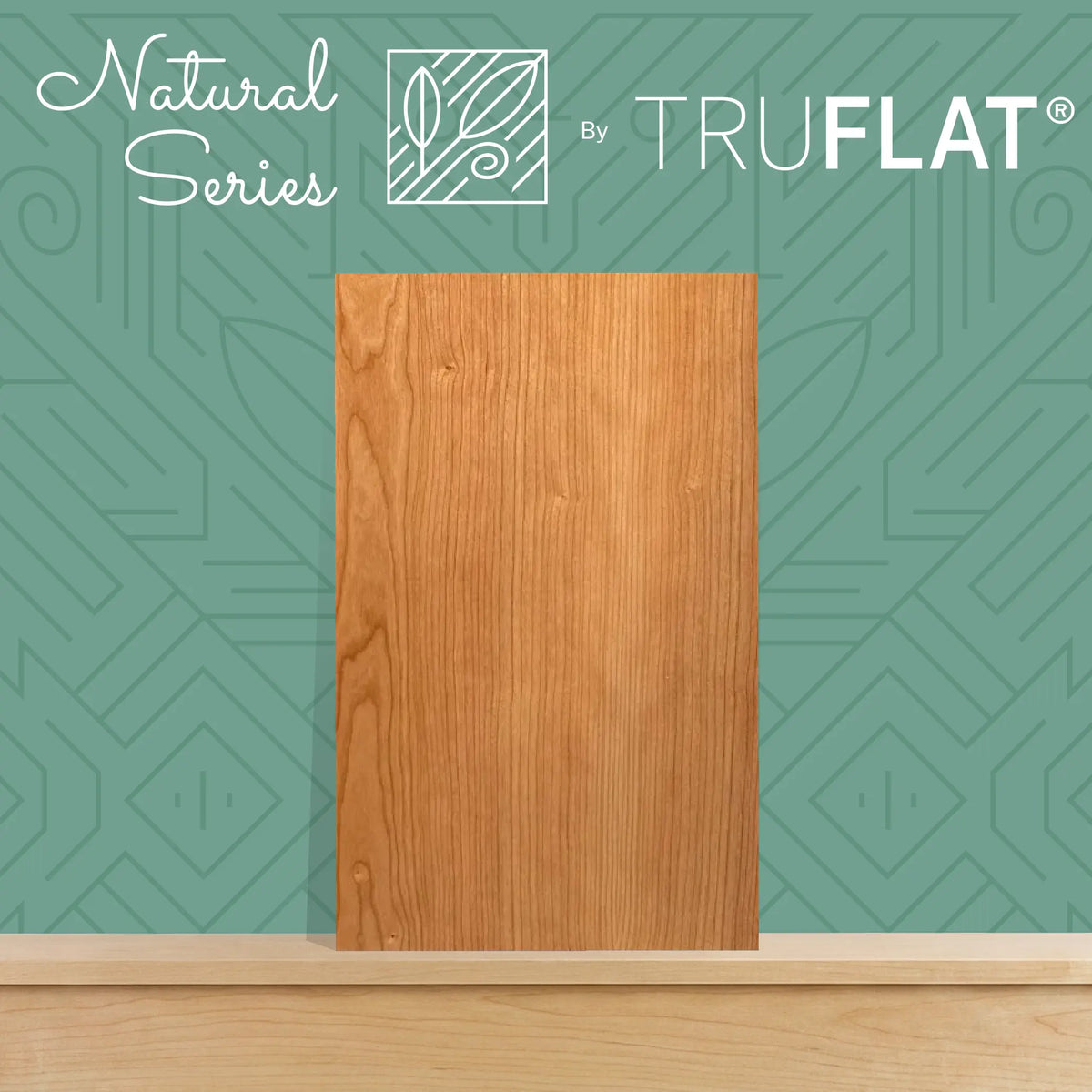 TruFlat® Cherry-Natural Series 10 Pack | Pre-finished Laser Craft Wood | Cherry Laser Wood