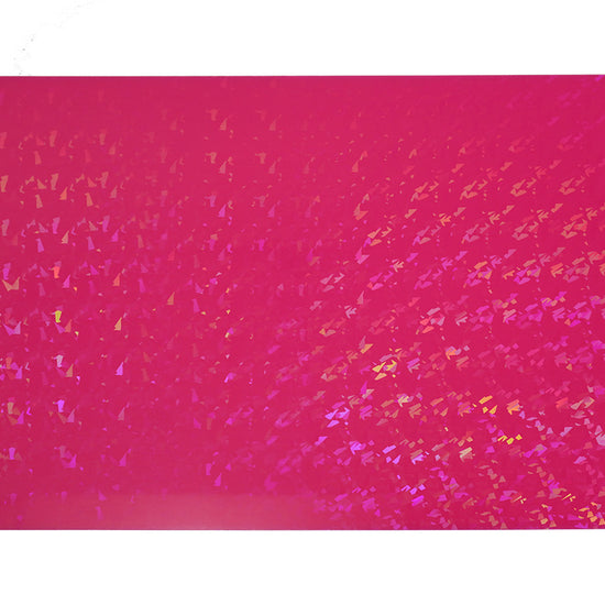 Electric Pink Fuchsia Prism Acrylic Sheets | Holographic Cast Acrylic | Laser Supply Canada
