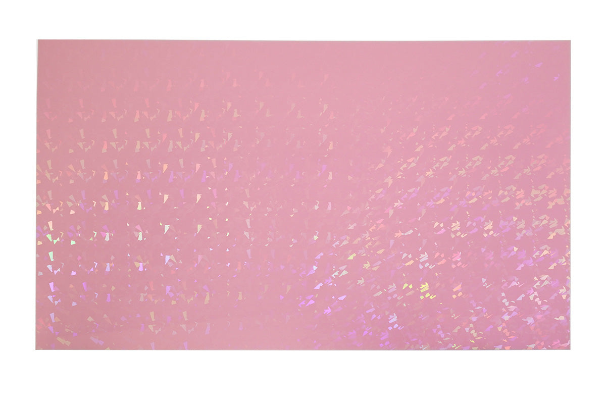 prism pattern on front of rose blush acrylic sheet for laser cutting sold by local laser supply canada
