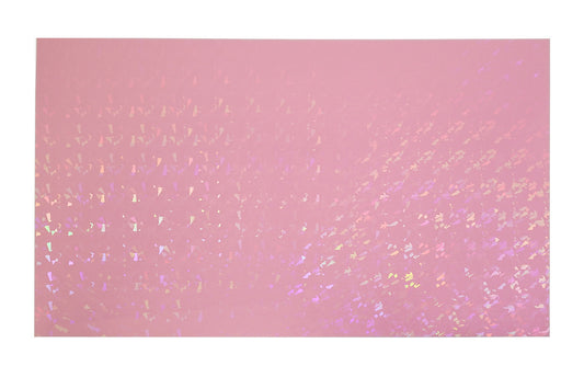 prism pattern on front of rose blush acrylic sheet for laser cutting sold by local laser supply canada
