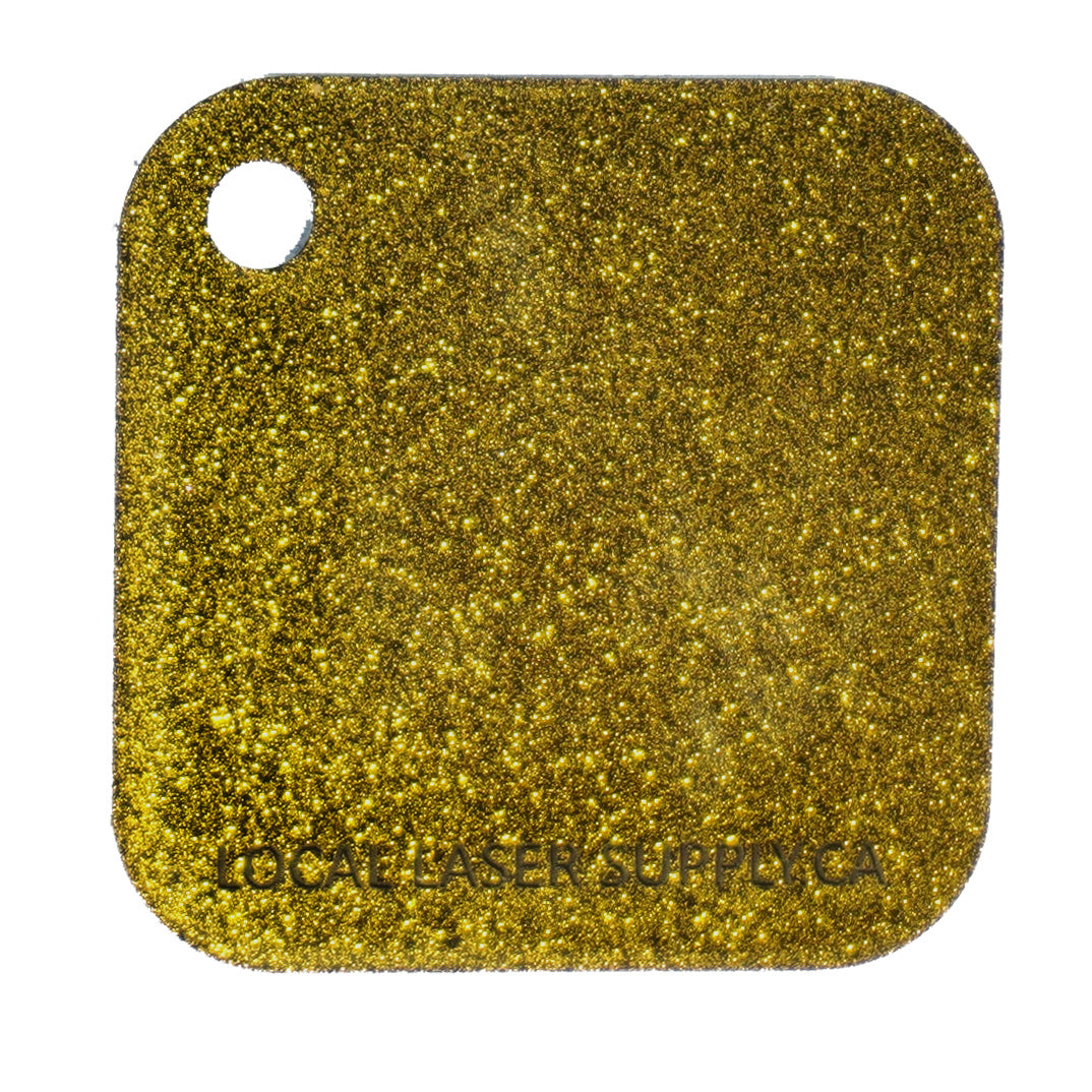 Gold Midnight Shimmer Acrylic Sheet | 2 Tone Cast Acrylic Sheet | Laser Supply Canada