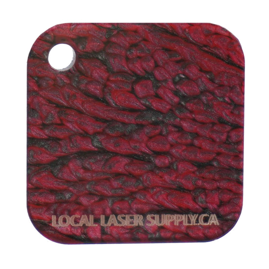 Lava Crimson Acrylic Sheet | Red Cast Acrylic Sheet | Laser Supply Canada