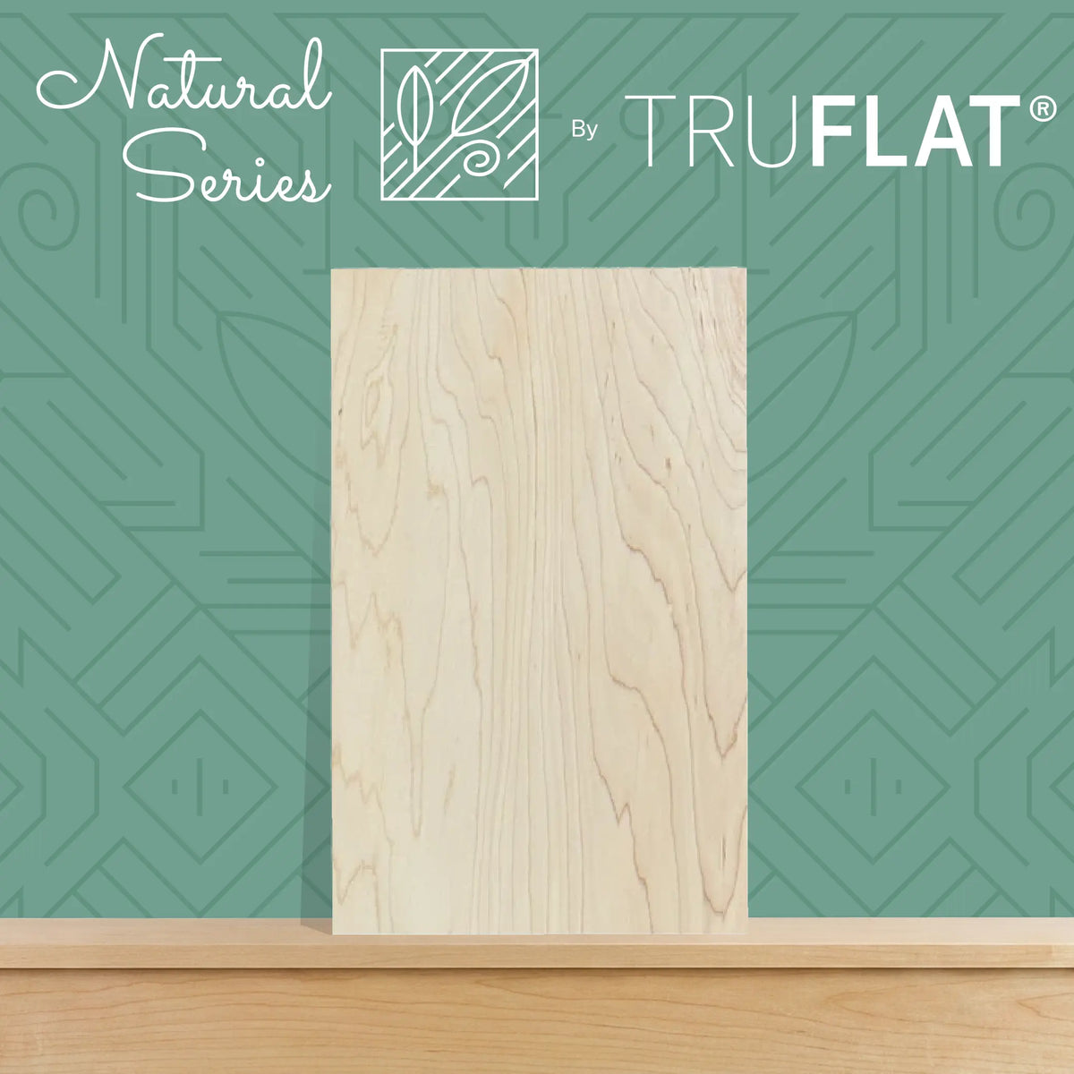TruFlat® Maple - Natural Series 10 Pack | Pre-finished Laser MDF Craft Wood | Laser Wood Engraver Sheets