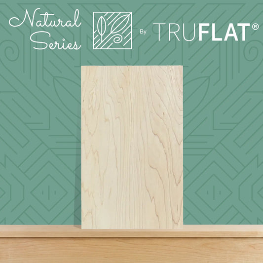 TruFlat® Maple - Natural Series 10 Pack | Pre-finished Laser MDF Craft Wood | Laser Wood Engraver Sheets
