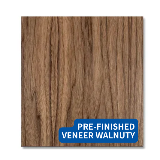 pre-finished veneer walnut laser wood
