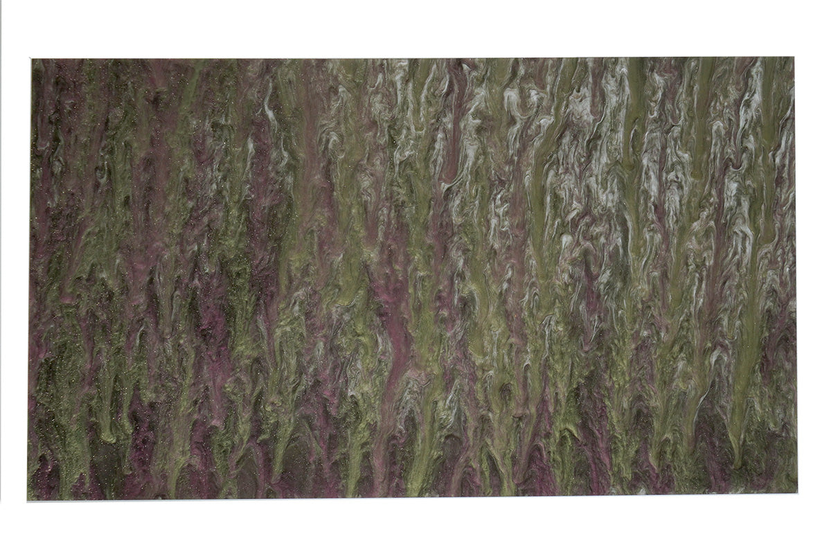 Purple Green Aurora Acrylic Sheet | Space Aurora Patterned Cast Acrylic Sheet | Laser Supply Canada