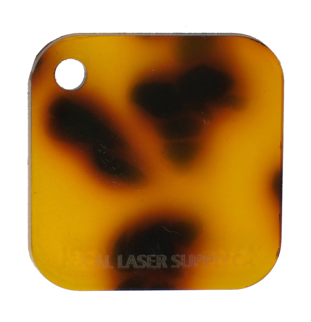 tortoise-shell-laser-acrylic-sheets sample Local Laser Supply Canada