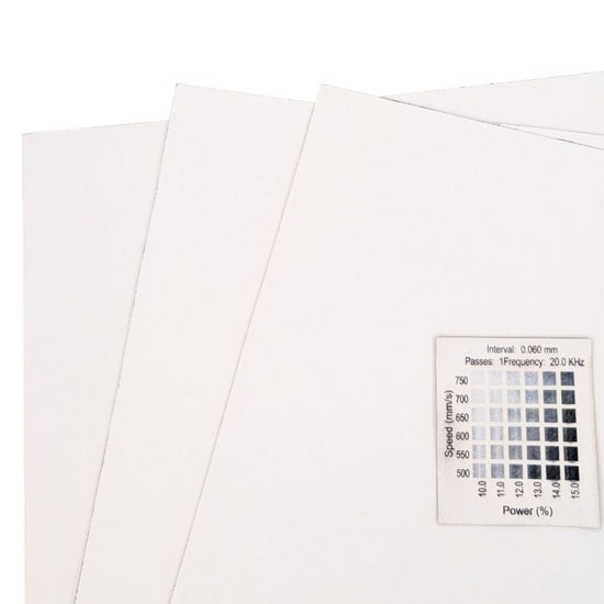 white faux leatherette sold by Local Laser Supply Canada