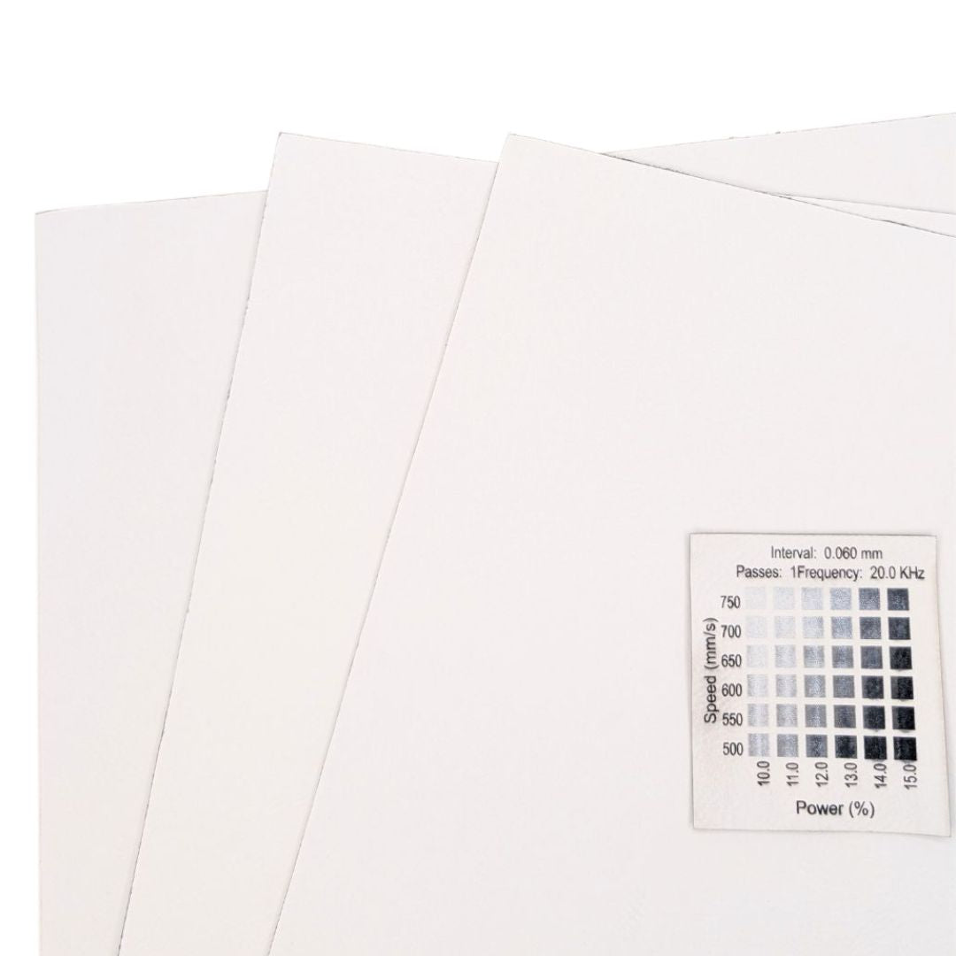 white faux leatherette sold by Local Laser Supply Canada